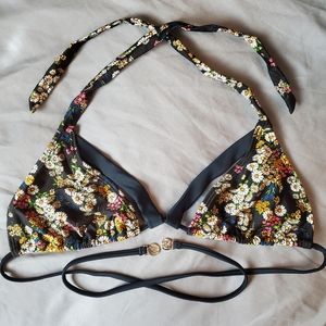 MINKPINK Floral Bikini Top (M)